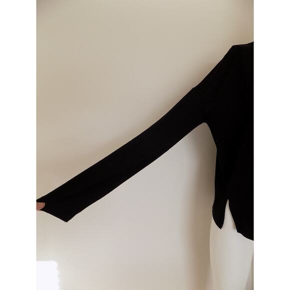 Rag & Bone Jean pullover sweater black turtleneck oversized size Small - Picture 3 of 9